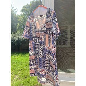 Joe Benbasset multi colored soft tshirt dress